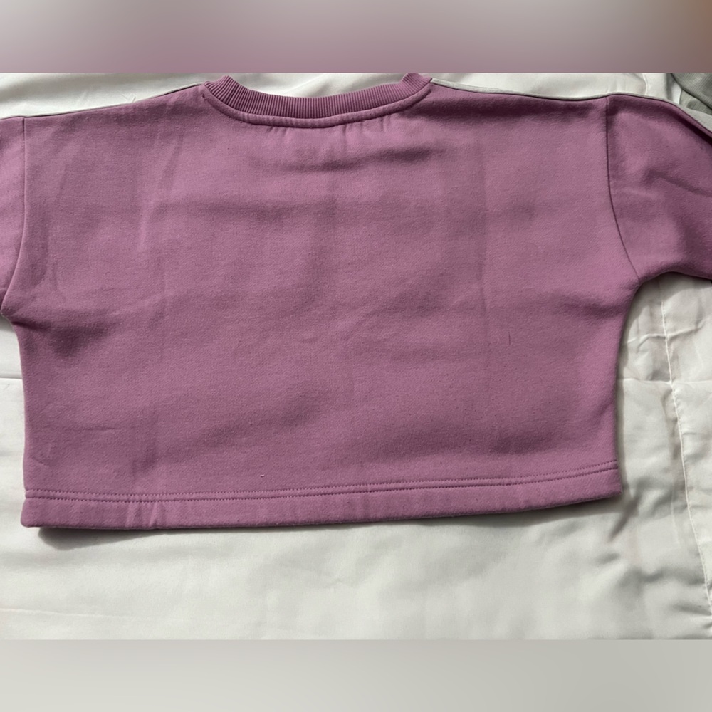 Gymshark Legacy Fitness Cropped Sweater Long Sleeve Stripe Rare Disc XSmall - Picture 7 of 10